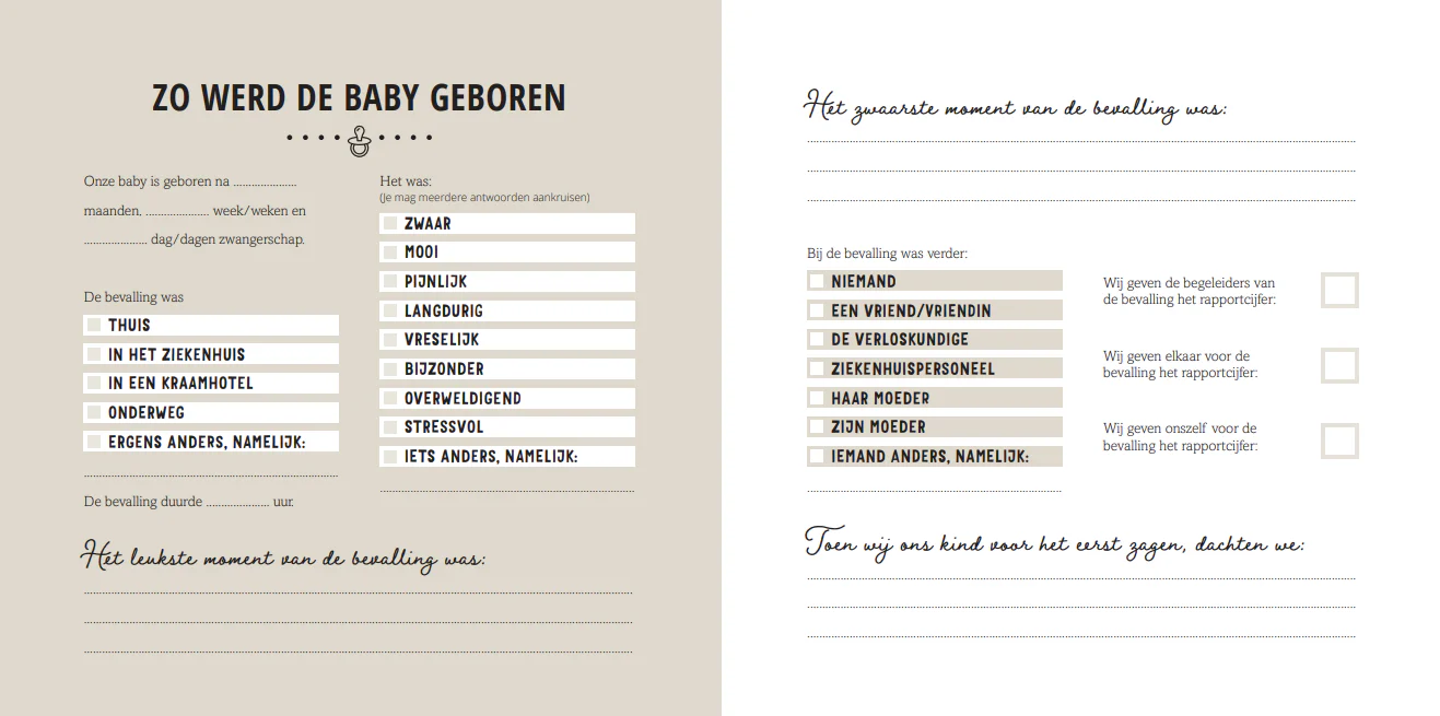 Van Baby Tot Dreumes Invulboek | Mijn Eerste Jaar - Image 3
