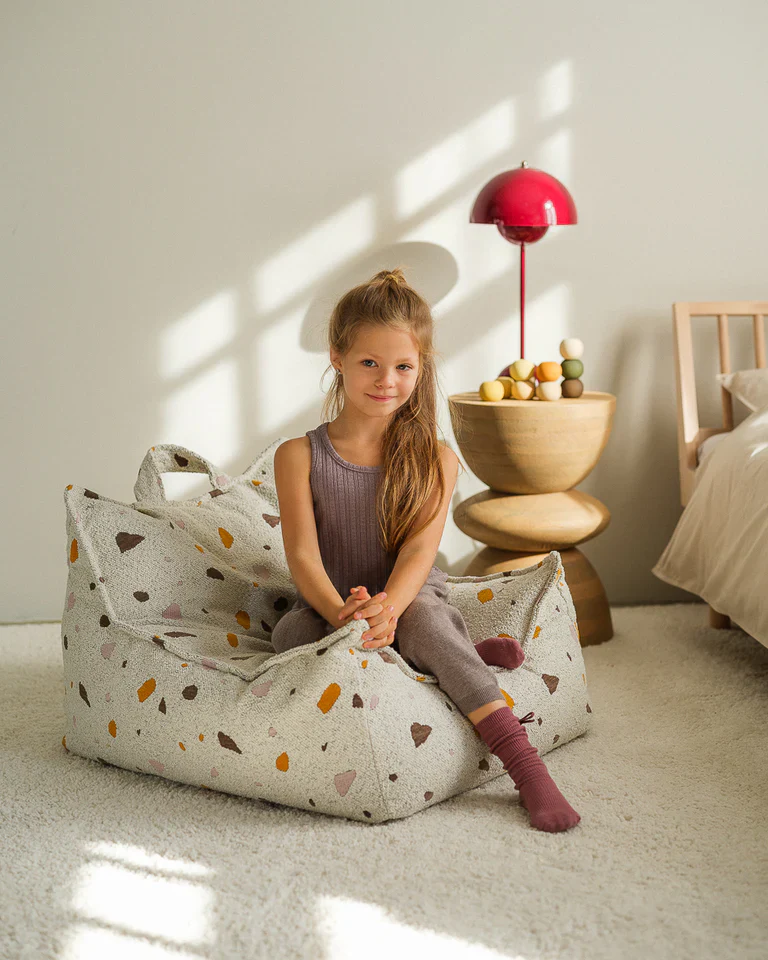 Wigiwama Beanbag Chair | Terrazzo Marble - Image 4