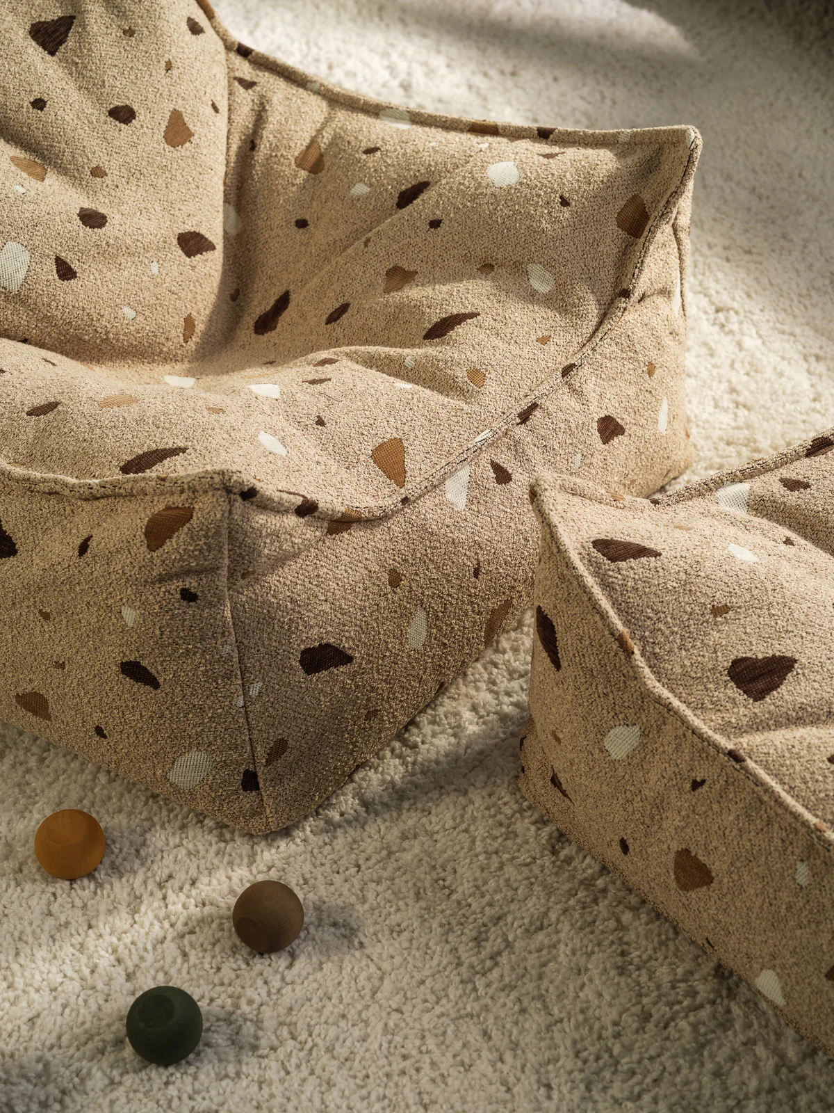 Wigiwama Beanbag Chair | Terrazzo Sand - Image 4